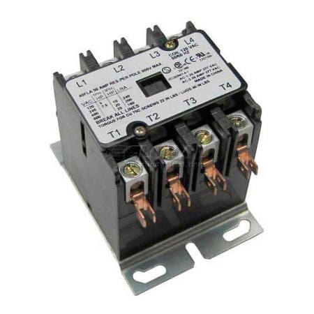 Allpoints Contactor, 4 Pole, 40/50A, 208/240V, For Vulcan, 844329 44-1087-VUL